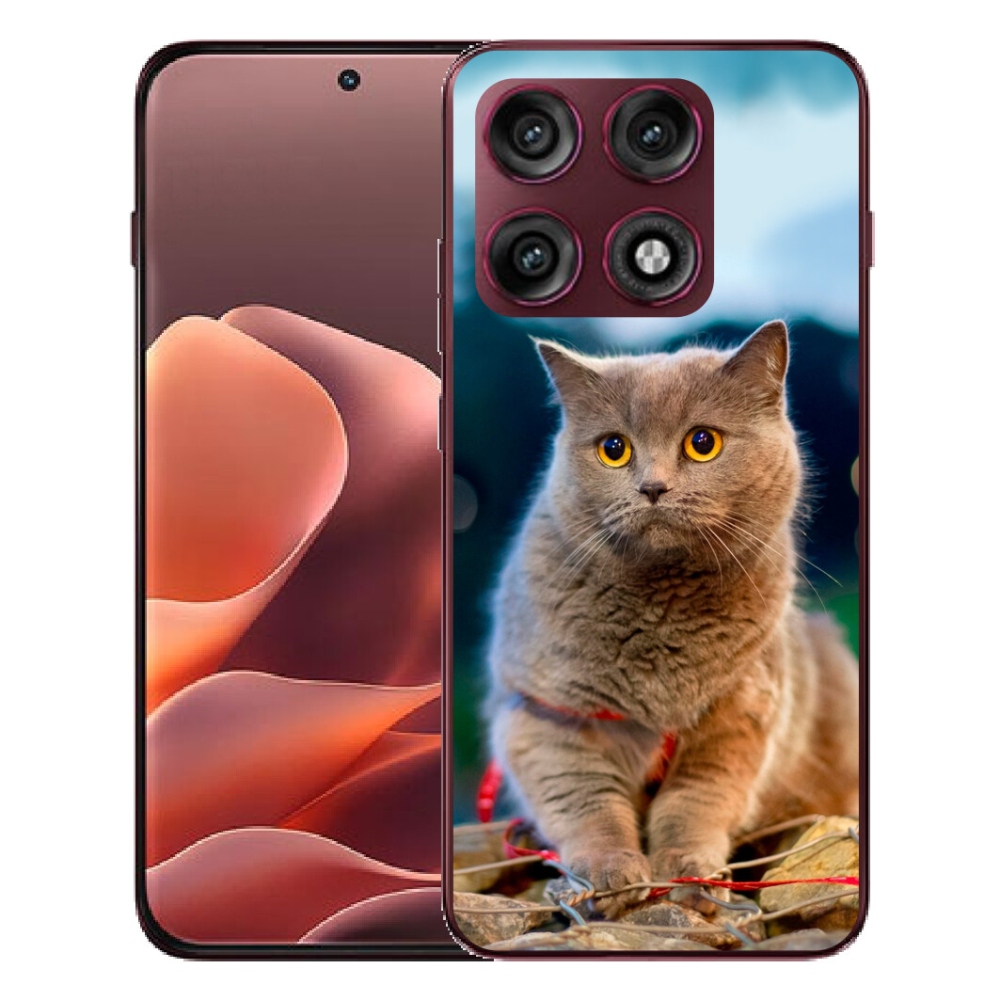 Gélový kryt mmCase na Motorola Edge 70 Pro - britská modrá 2