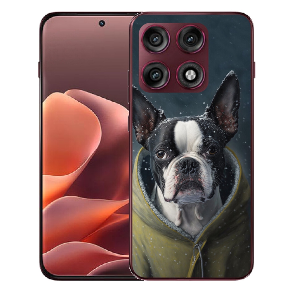 Gélový kryt mmCase na Motorola Edge 70 Pro - buldoček