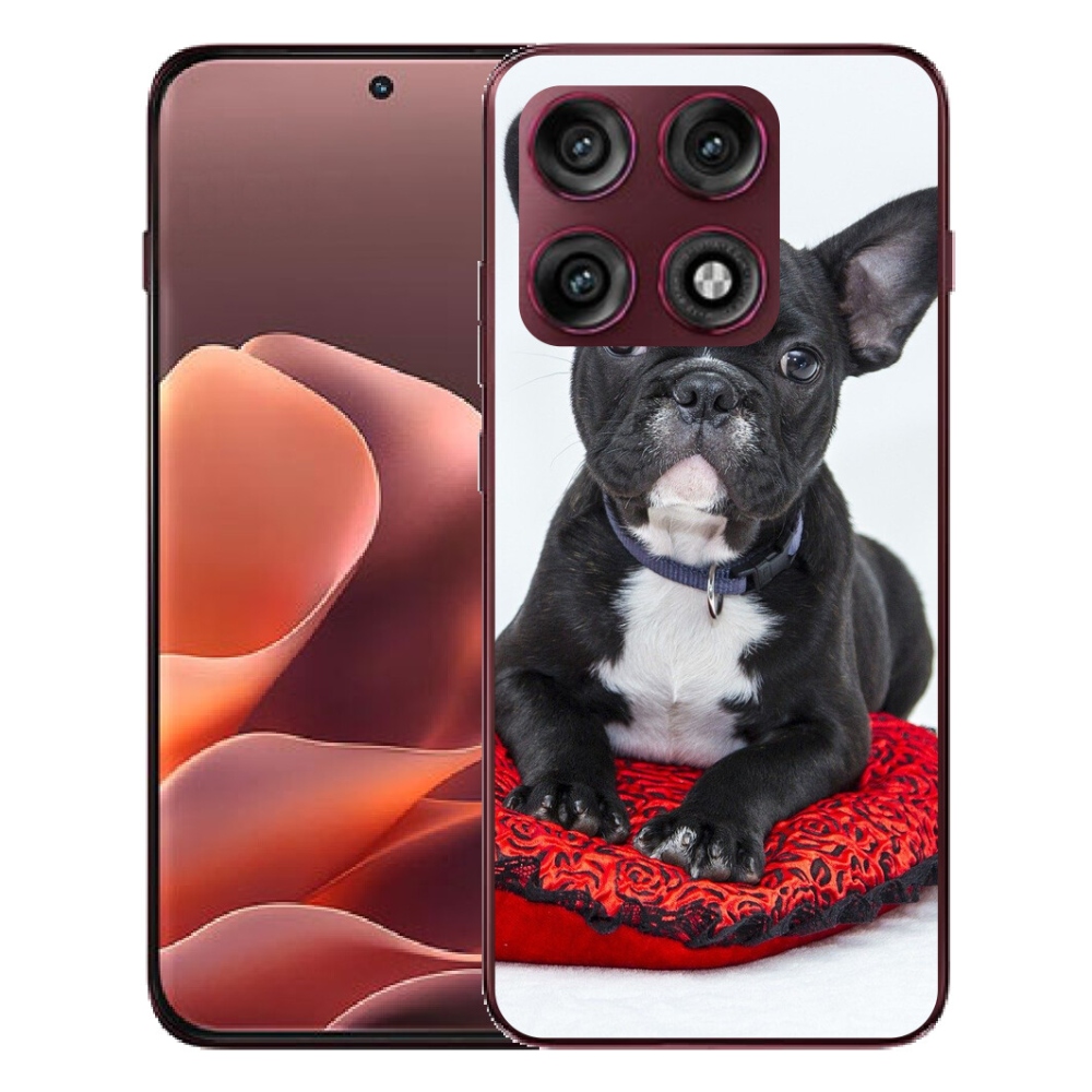 Gélový kryt mmCase na Motorola Edge 70 Pro - buldog
