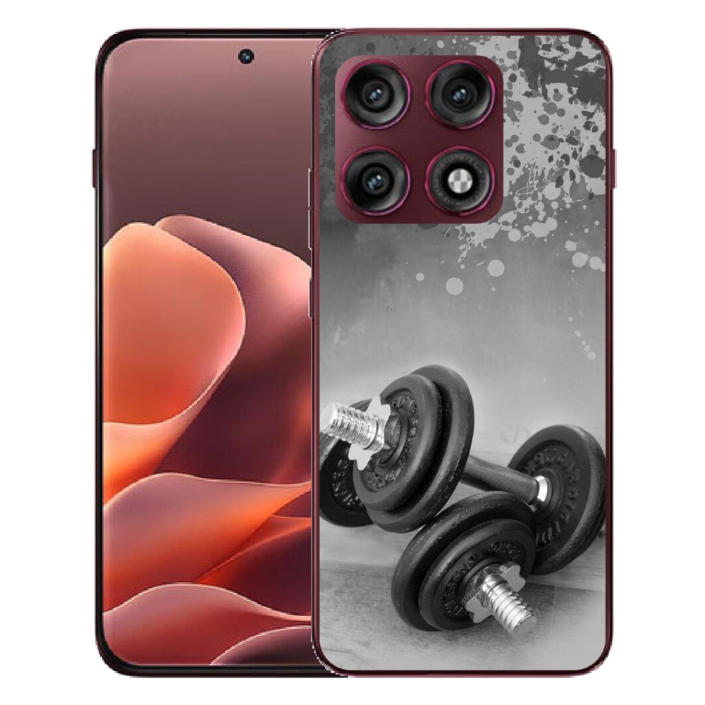 Gélový kryt mmCase na Motorola Edge 70 Pro - činky 1