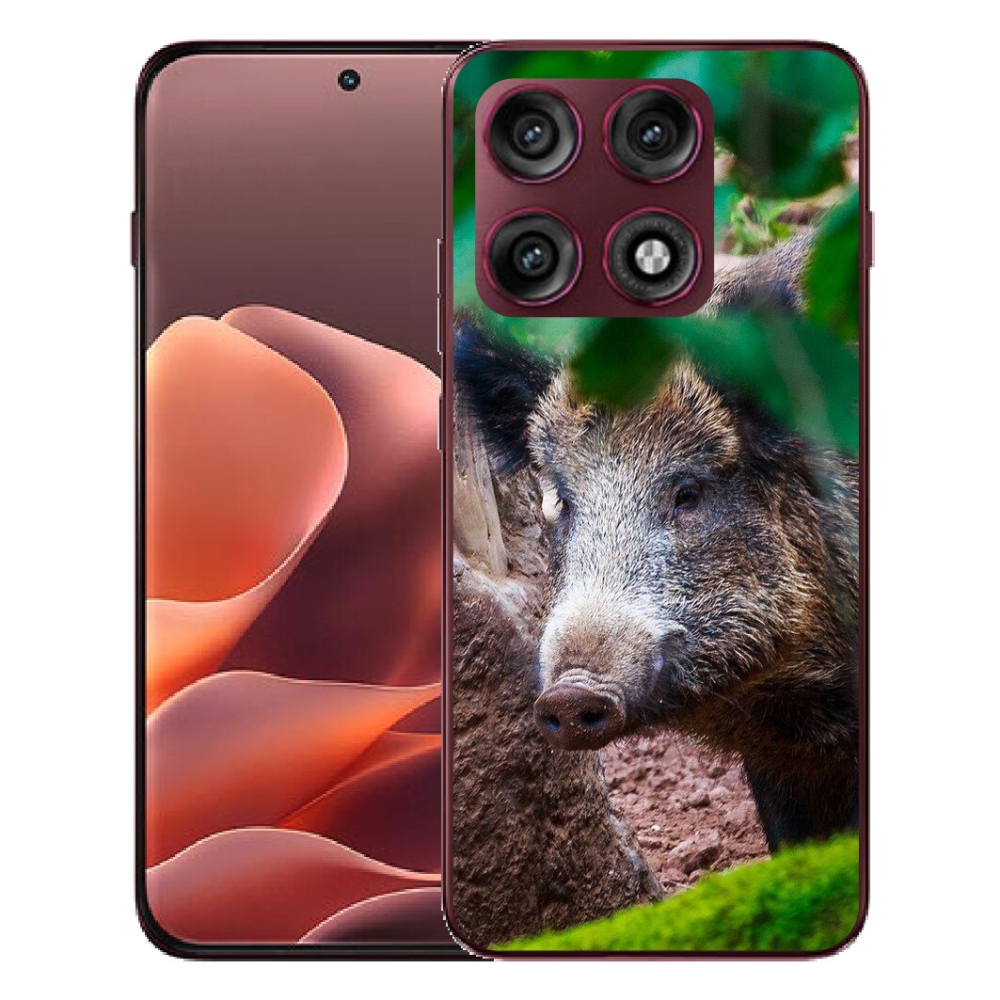 Gélový kryt mmCase na Motorola Edge 70 Pro - divoké prasa