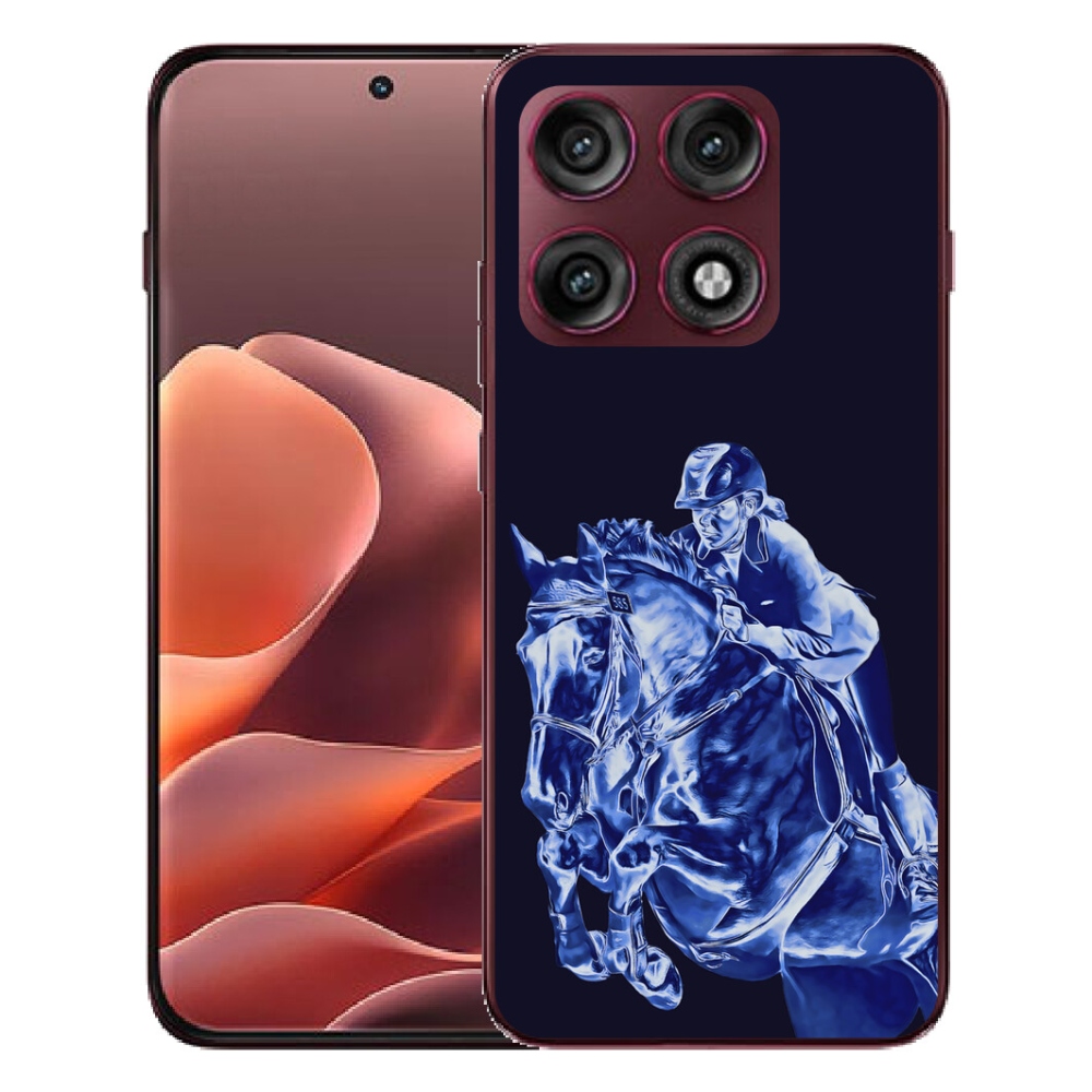 Gélový kryt mmCase na Motorola Edge 70 Pro - dostihový kôň