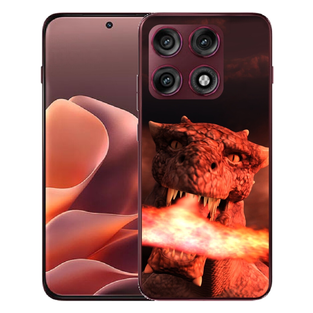 Gélový kryt mmCase na Motorola Edge 70 Pro - drak