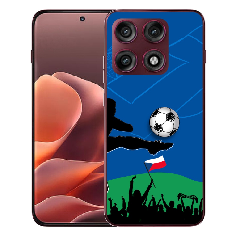 Gélový kryt mmCase na Motorola Edge 70 Pro - fanúšikovia futbalu