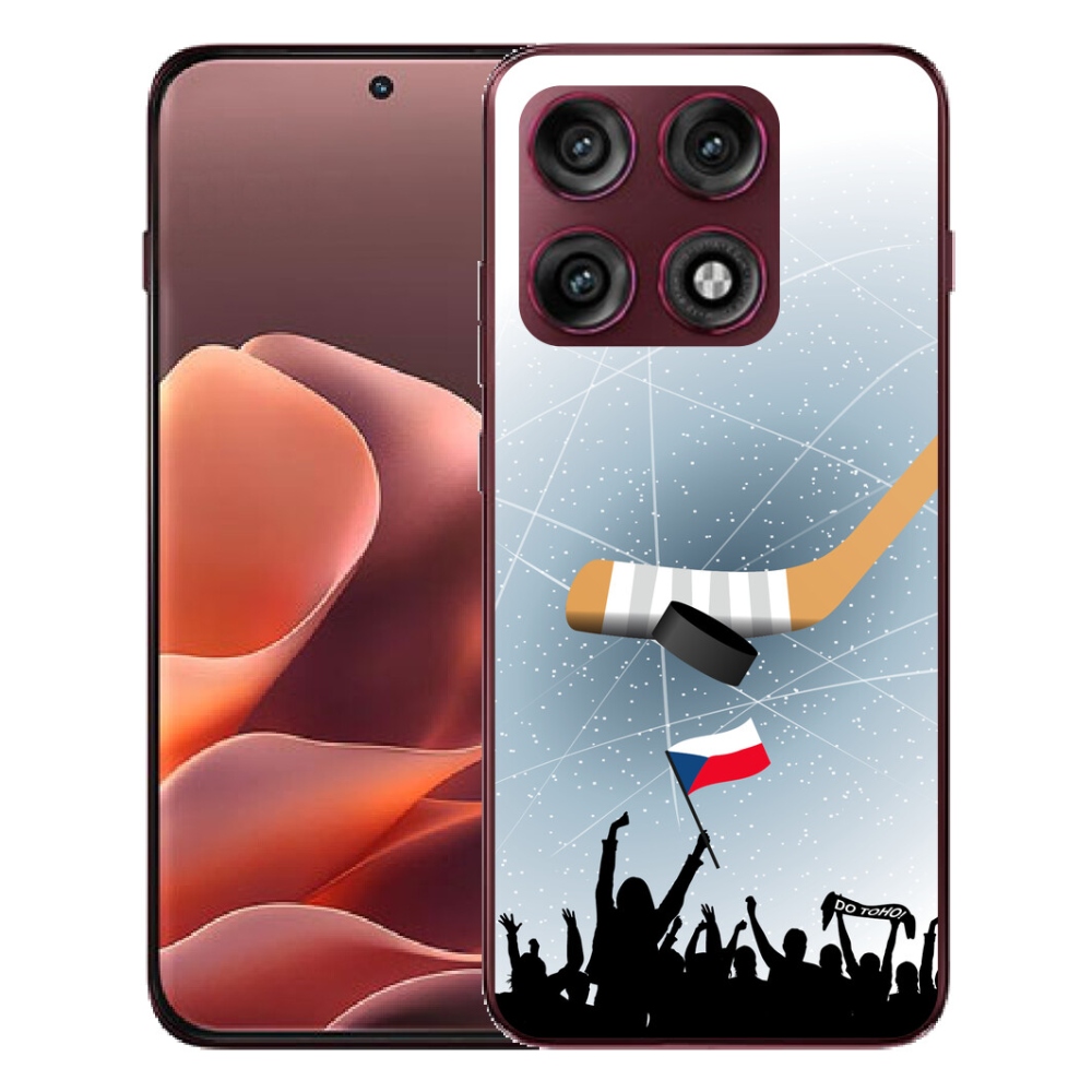 Gélový kryt mmCase na Motorola Edge 70 Pro - fanúšikovia hokeja