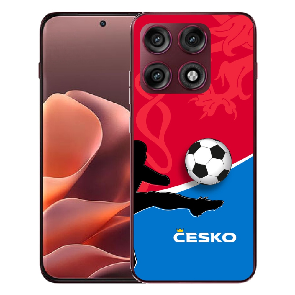 Gélový kryt mmCase na Motorola Edge 70 Pro - futbal Česko 2