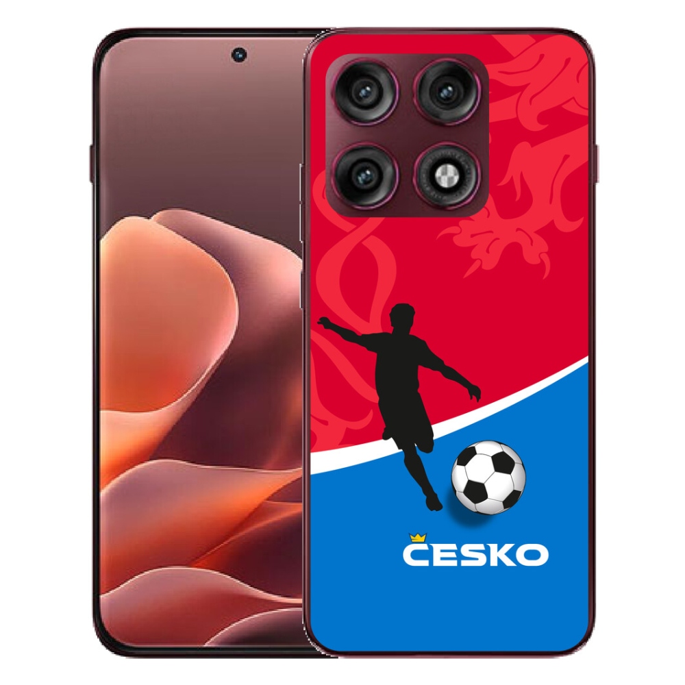 Gélový kryt mmCase na Motorola Edge 70 Pro - futbal Česko