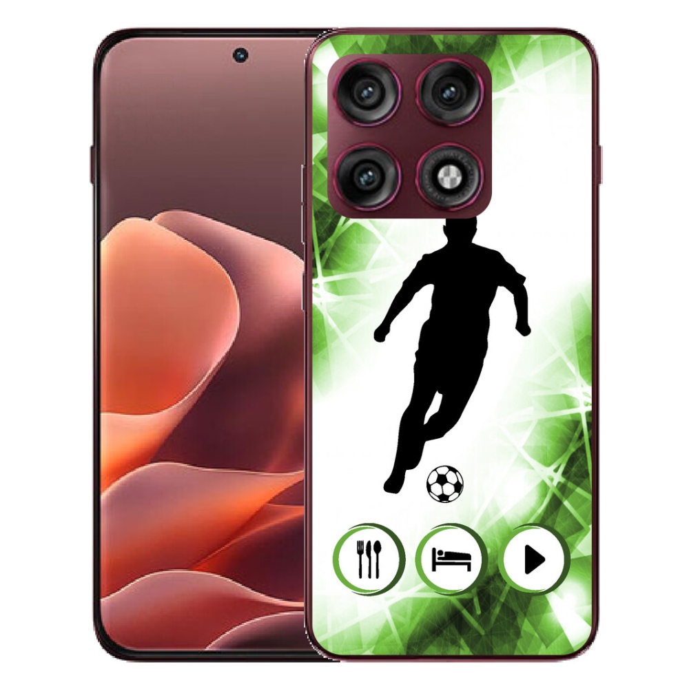 Gélový kryt mmCase na Motorola Edge 70 Pro - futbalista