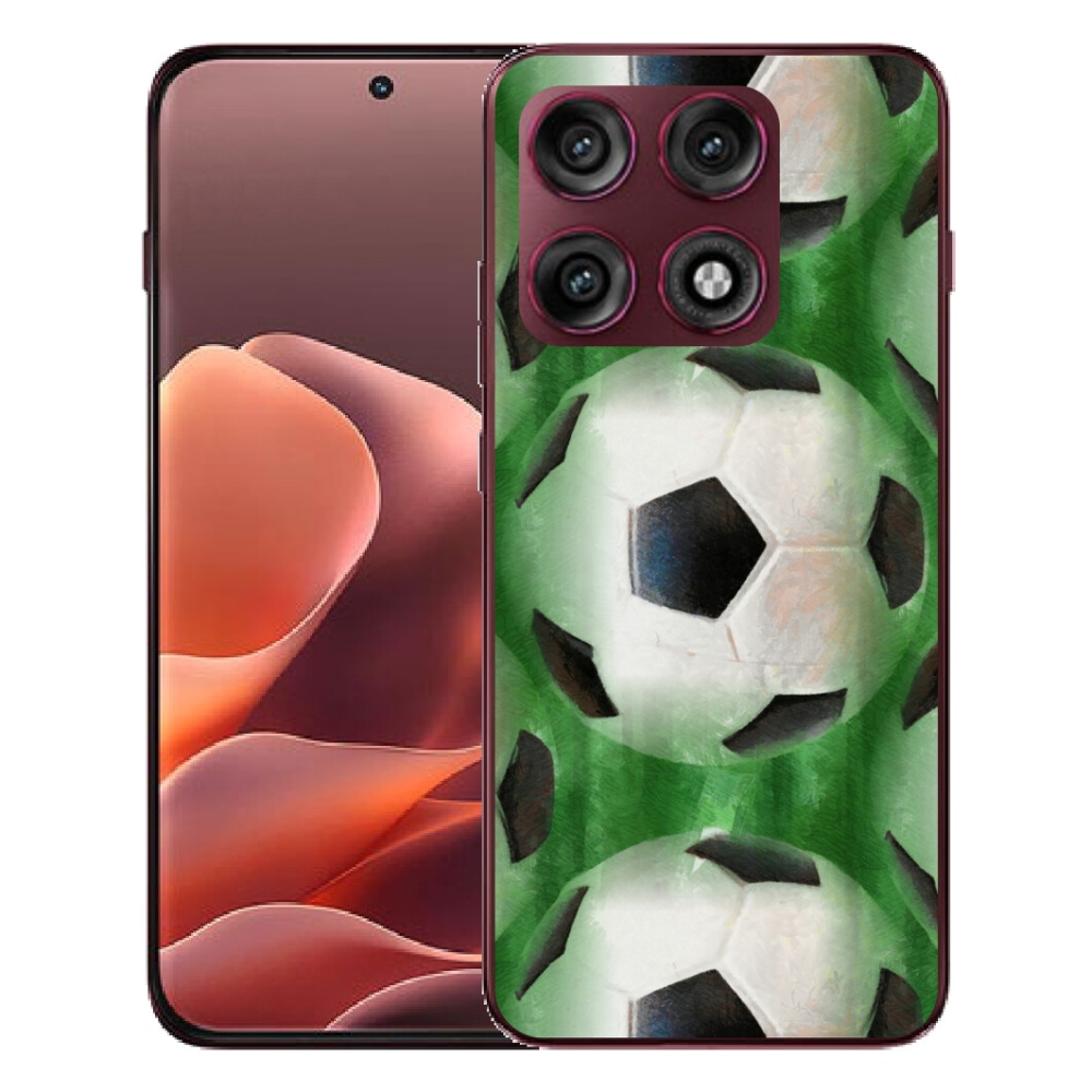 Gélový kryt mmCase na Motorola Edge 70 Pro - futbalová lopta
