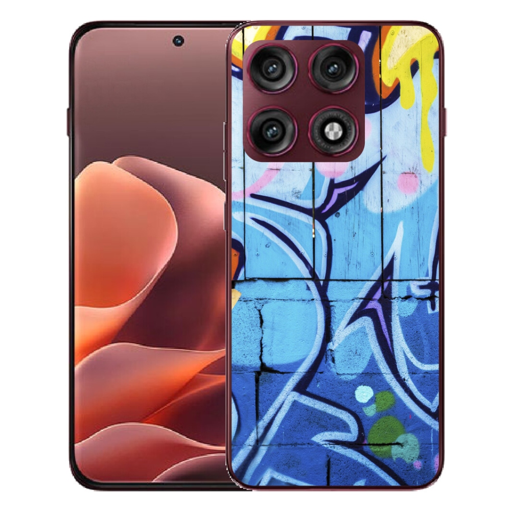 Gélový kryt mmCase na Motorola Edge 70 Pro - graffiti
