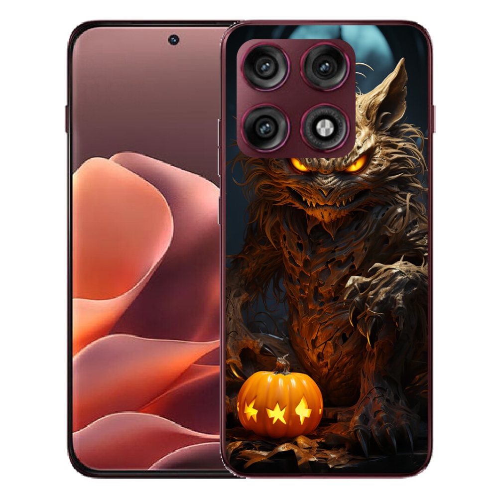 Gélový kryt mmCase na Motorola Edge 70 Pro - halloweenska príšera