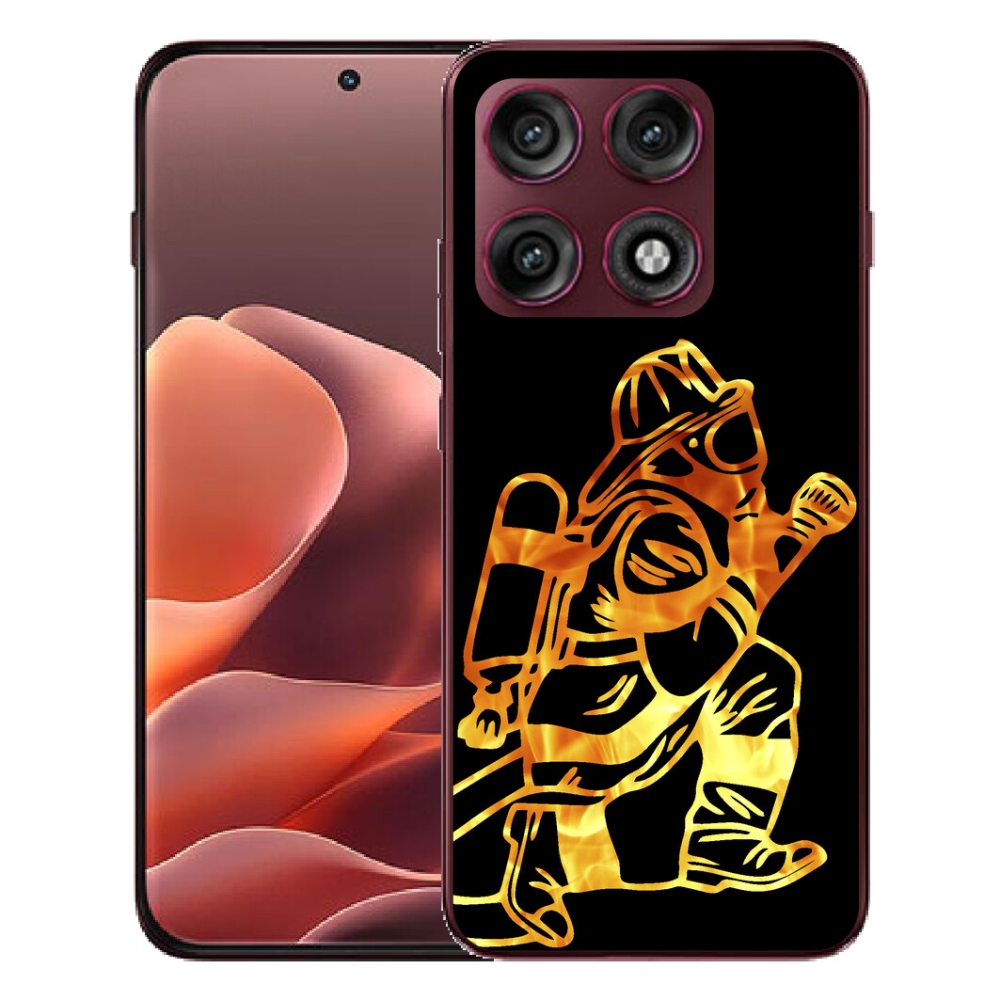 Gélový kryt mmCase na Motorola Edge 70 Pro - hasič 1