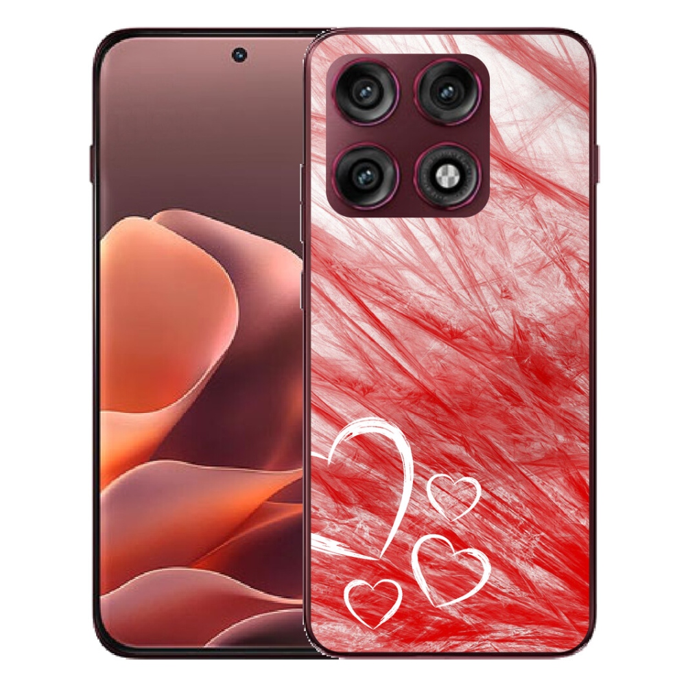 Gélový kryt mmCase na Motorola Edge 70 Pro - heart