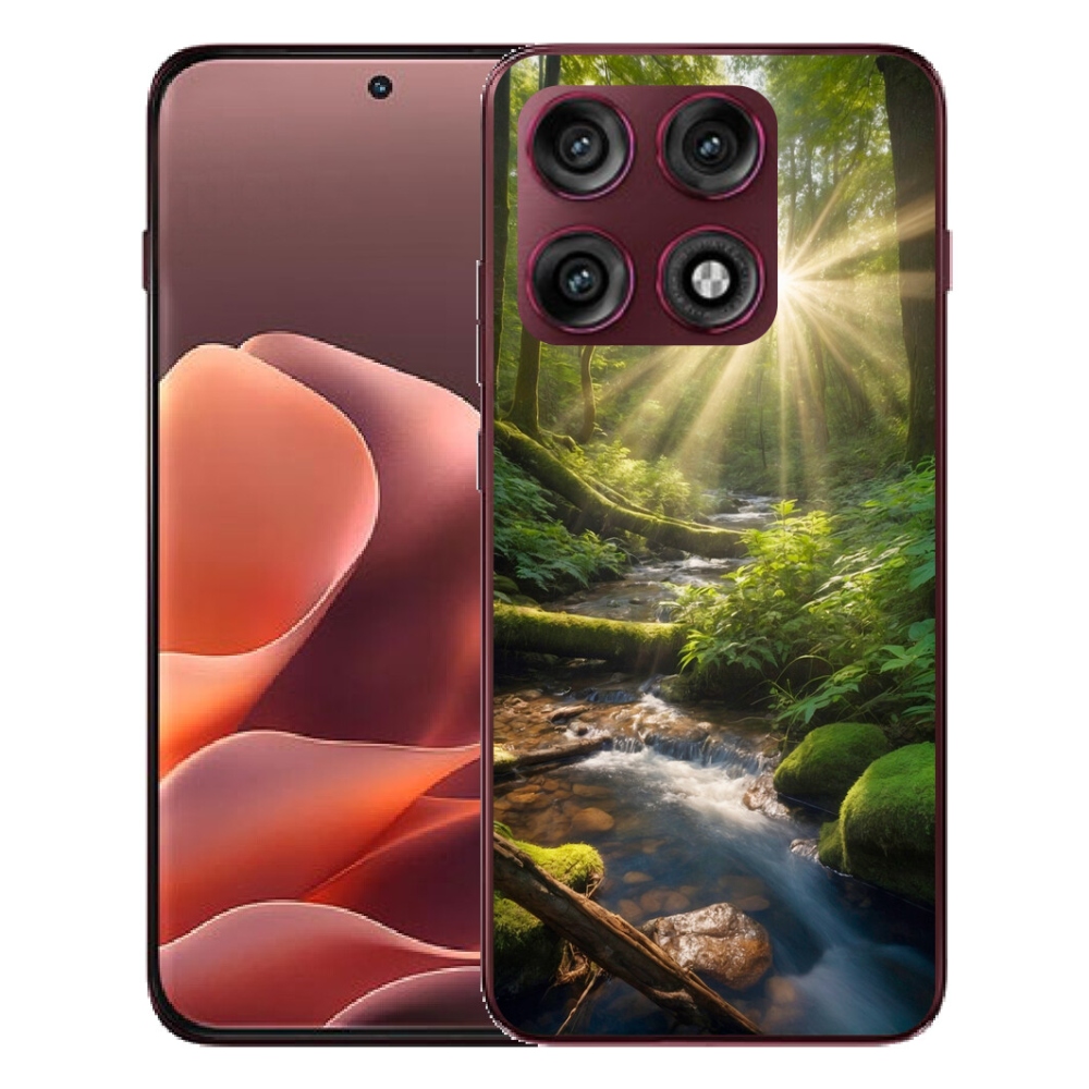 Gélový kryt mmCase na Motorola Edge 70 Pro - hlbina lesa