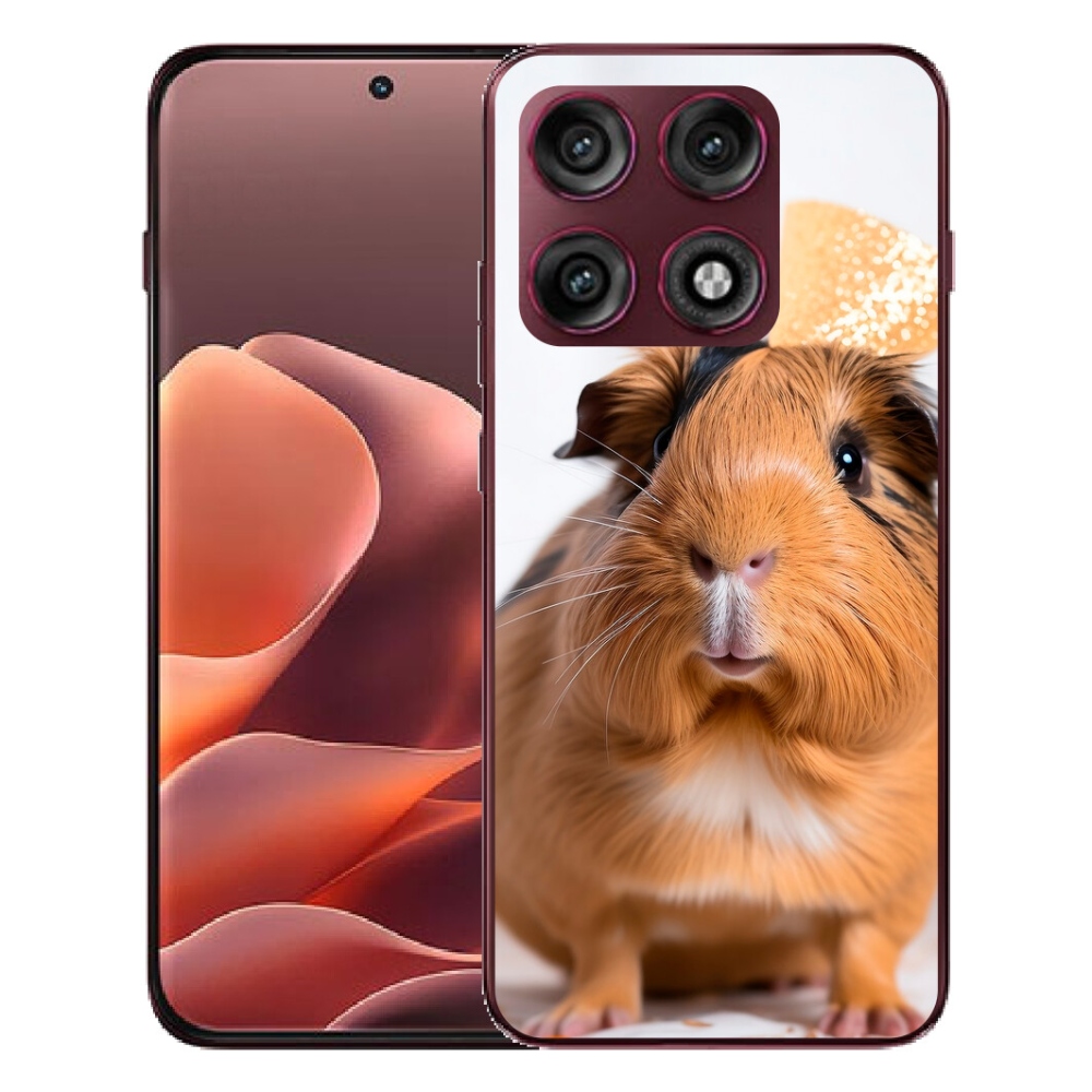 Gélový kryt mmCase na Motorola Edge 70 Pro - hnedé morča