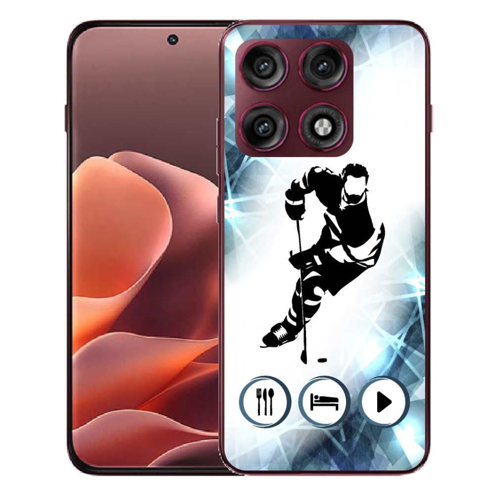 Gélový kryt mmCase na Motorola Edge 70 Pro - hokej 1