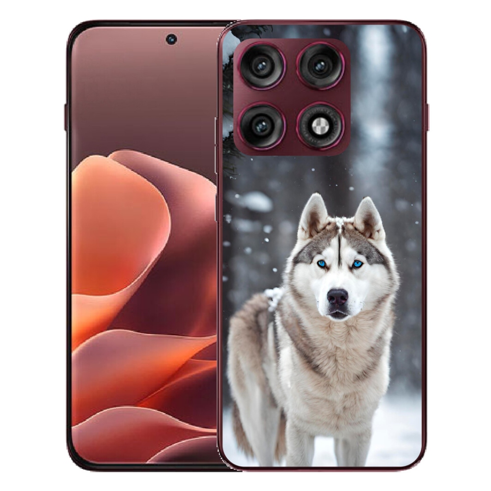 Gélový kryt mmCase na Motorola Edge 70 Pro - husky 2
