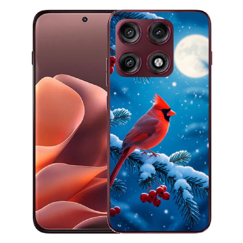 Gélový kryt mmCase na Motorola Edge 70 Pro - kardinál červený