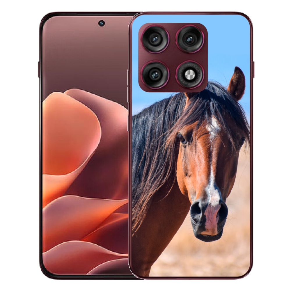 Gélový kryt mmCase na Motorola Edge 70 Pro - pokojný kôň