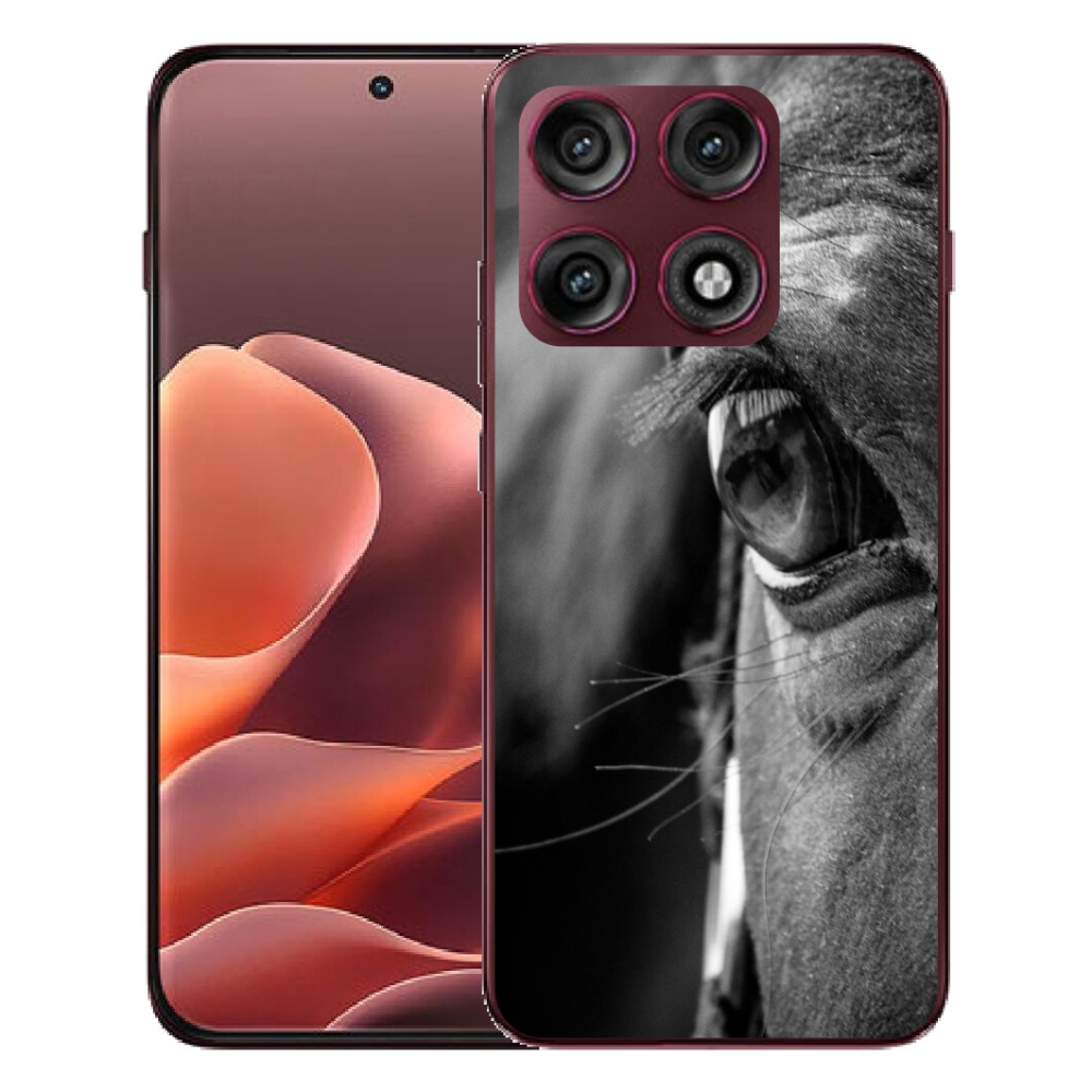 Gélový kryt mmCase na Motorola Edge 70 Pro - konský pohľad