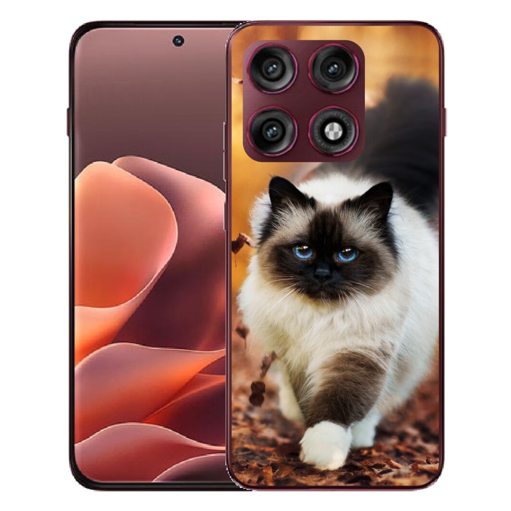 Gélový kryt mmCase na Motorola Edge 70 Pro - mačka