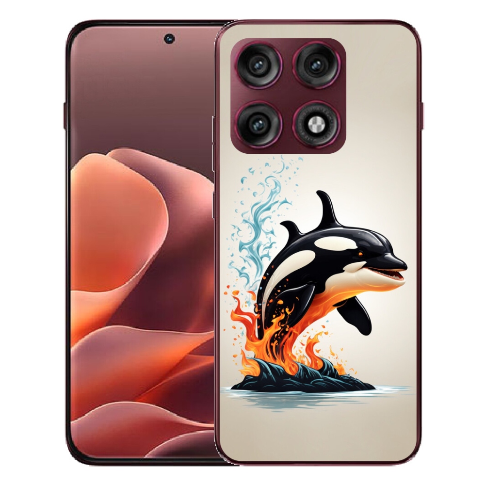 Gélový kryt mmCase na Motorola Edge 70 Pro - kosatka