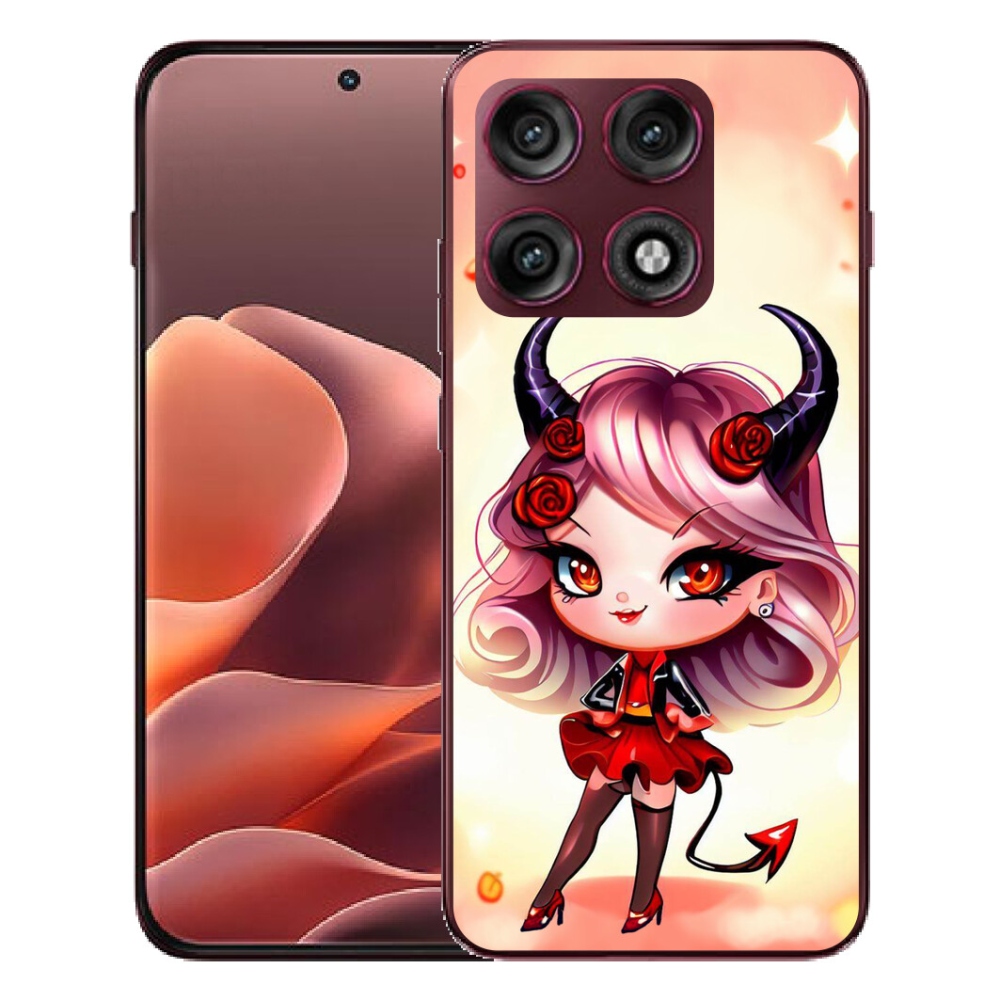 Gélový kryt mmCase na Motorola Edge 70 Pro - kreslená čertica