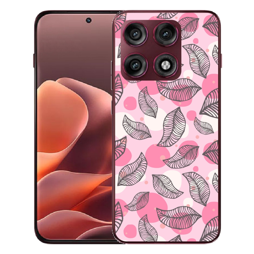 Gélový kryt mmCase na Motorola Edge 70 Pro - kreslené padajúce listy