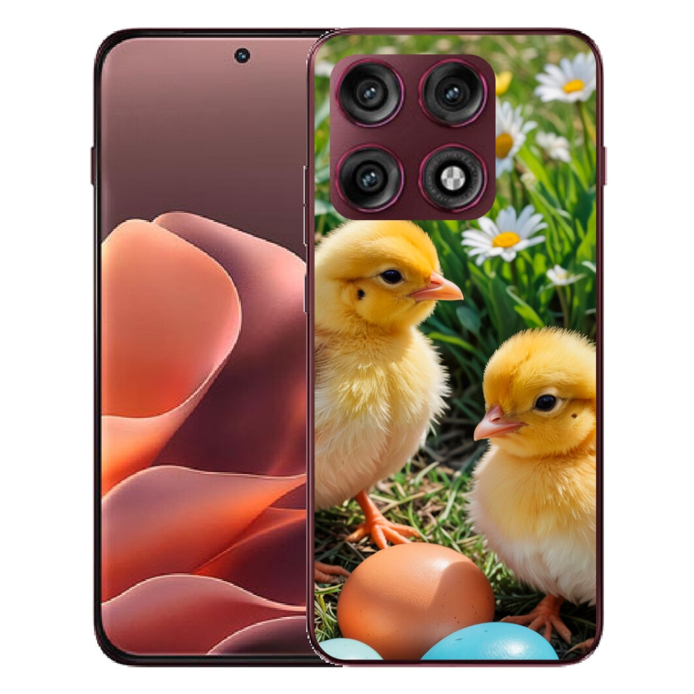 Gélový kryt mmCase na Motorola Edge 70 Pro - kuriatka