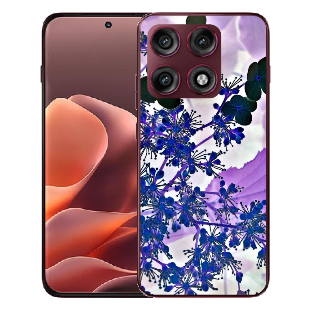 Gélový kryt mmCase na Motorola Edge 70 Pro - kvet hortenzie