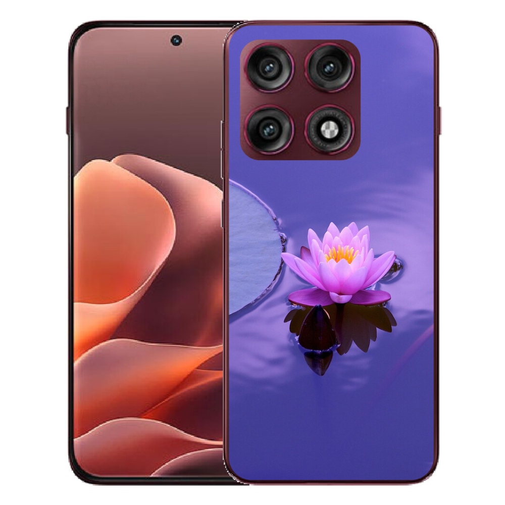 Gélový kryt mmCase na Motorola Edge 70 Pro - kvet na hladine