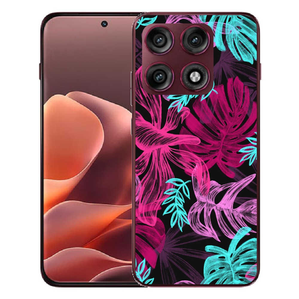Gélový kryt mmCase na Motorola Edge 70 Pro - kvety 1