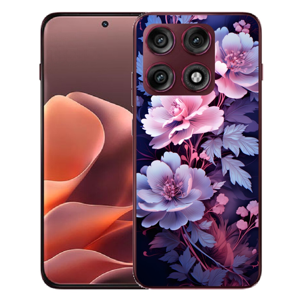 Gélový kryt mmCase na Motorola Edge 70 Pro - kvety 11