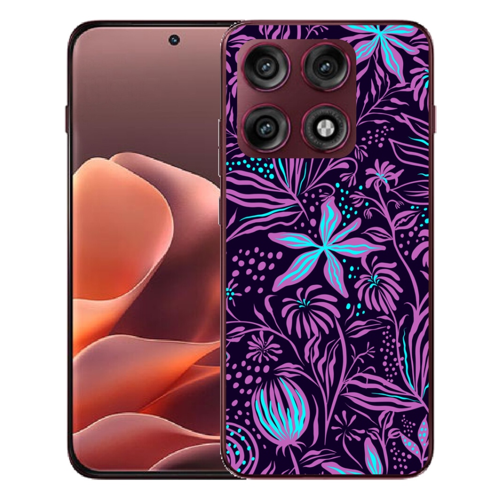Gélový kryt mmCase na Motorola Edge 70 Pro - kvety 2