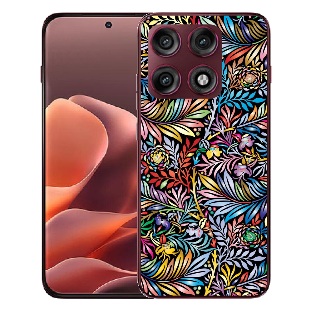 Gélový kryt mmCase na Motorola Edge 70 Pro - kvety 5
