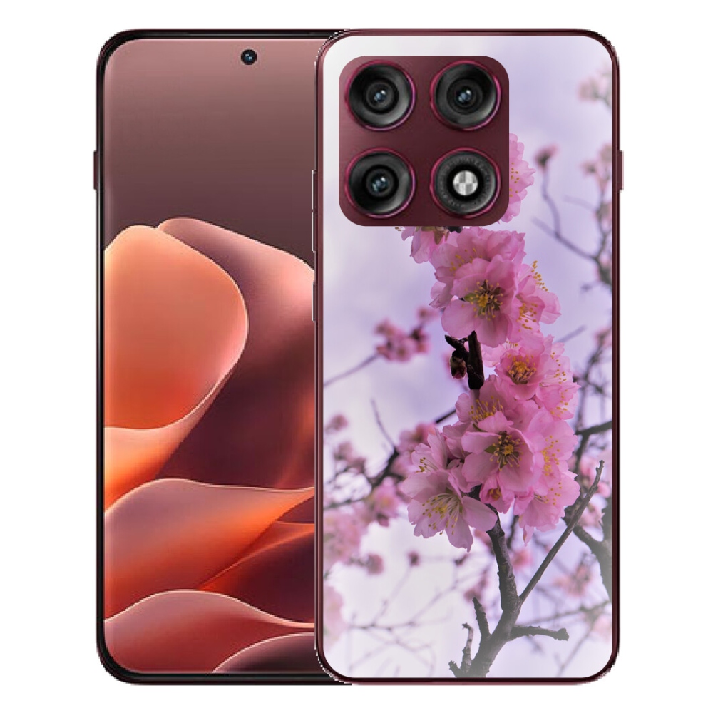 Gélový kryt mmCase na Motorola Edge 70 Pro - kvety 7