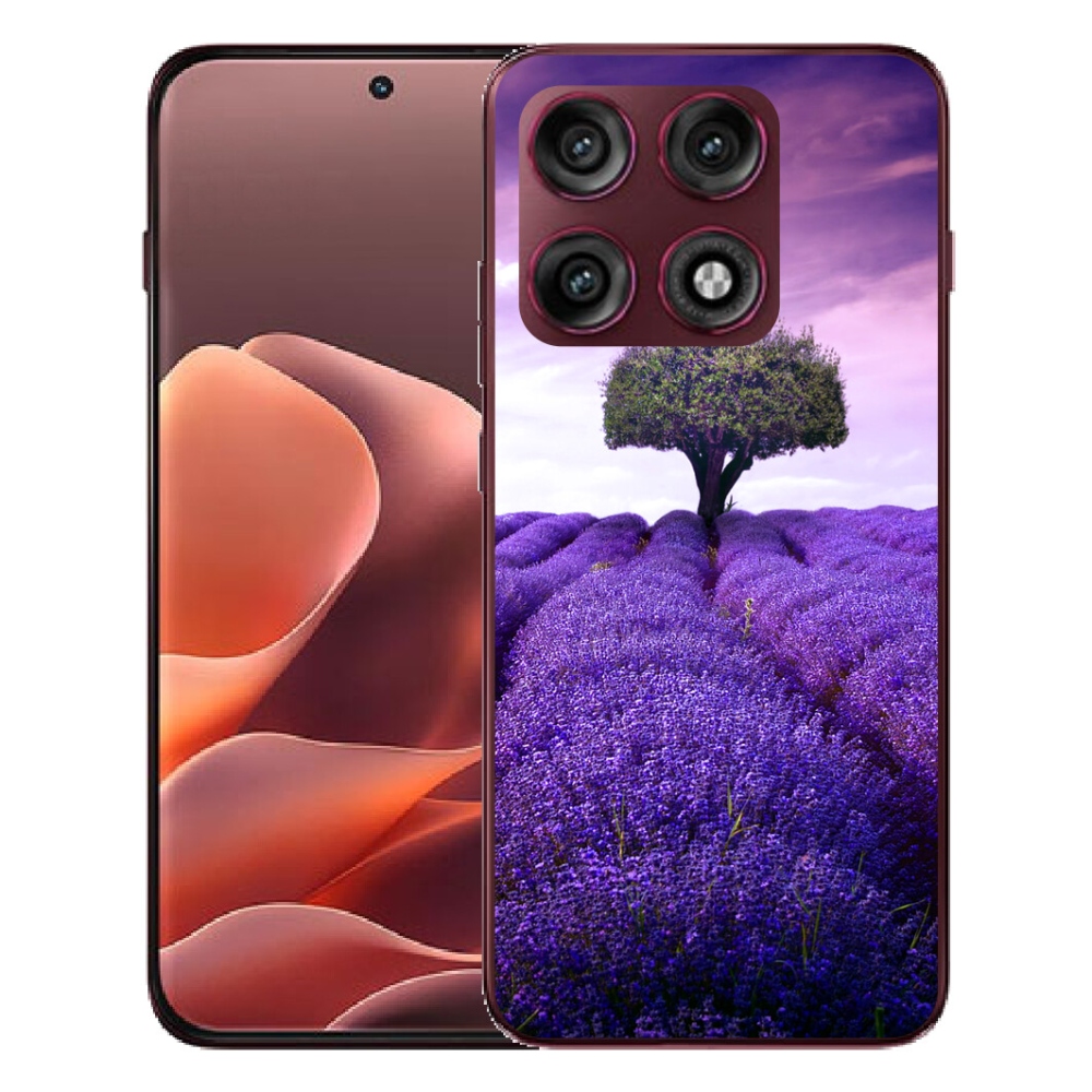 Gélový kryt mmCase na Motorola Edge 70 Pro - levanduľová lúka