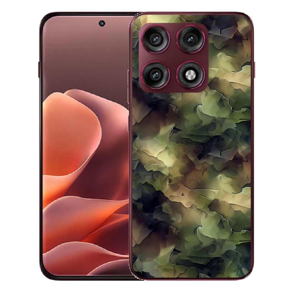 Gélový kryt mmCase na Motorola Edge 70 Pro - maskáčový vzor 10
