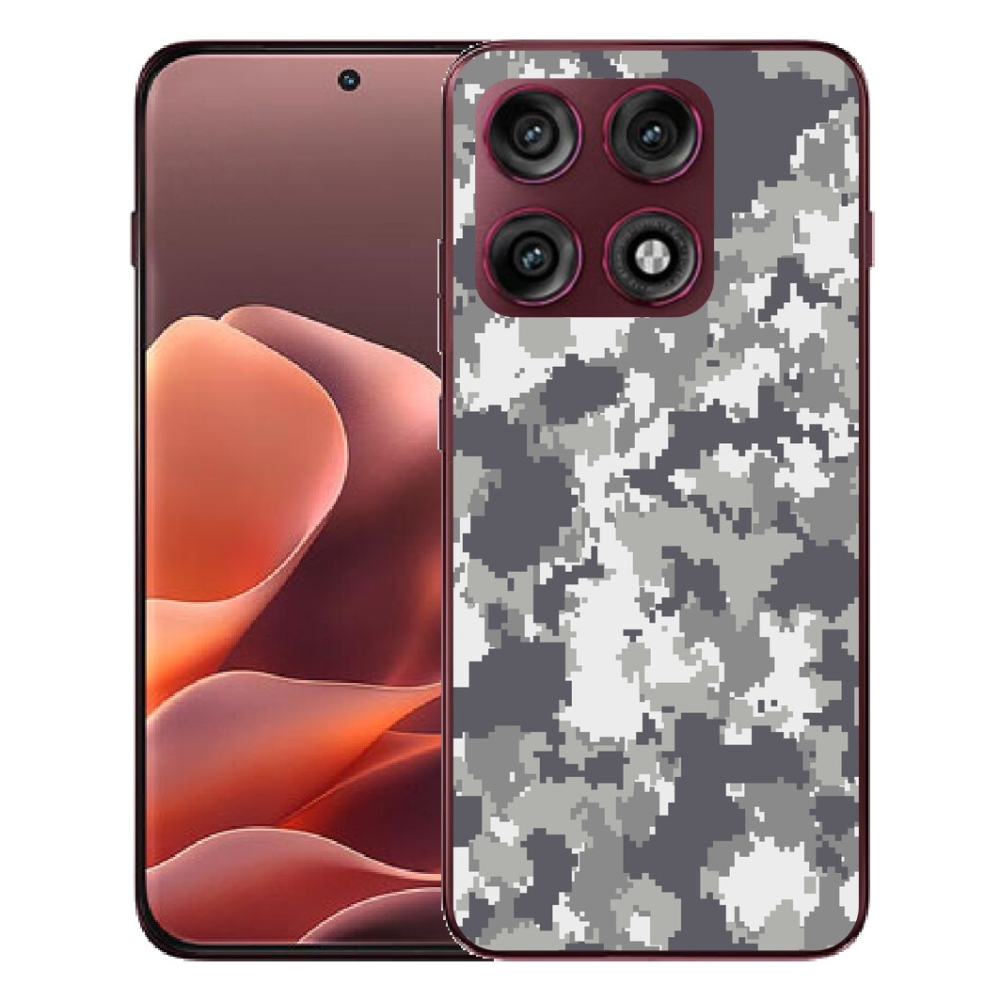 Gélový kryt mmCase na Motorola Edge 70 Pro - maskáčový vzor 2