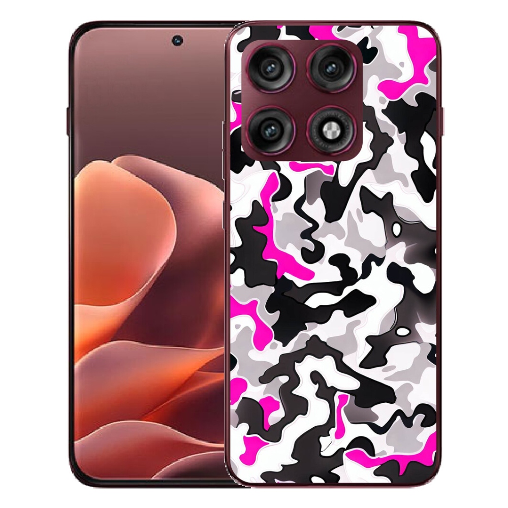 Gélový kryt mmCase na Motorola Edge 70 Pro - maskáčový vzor 5