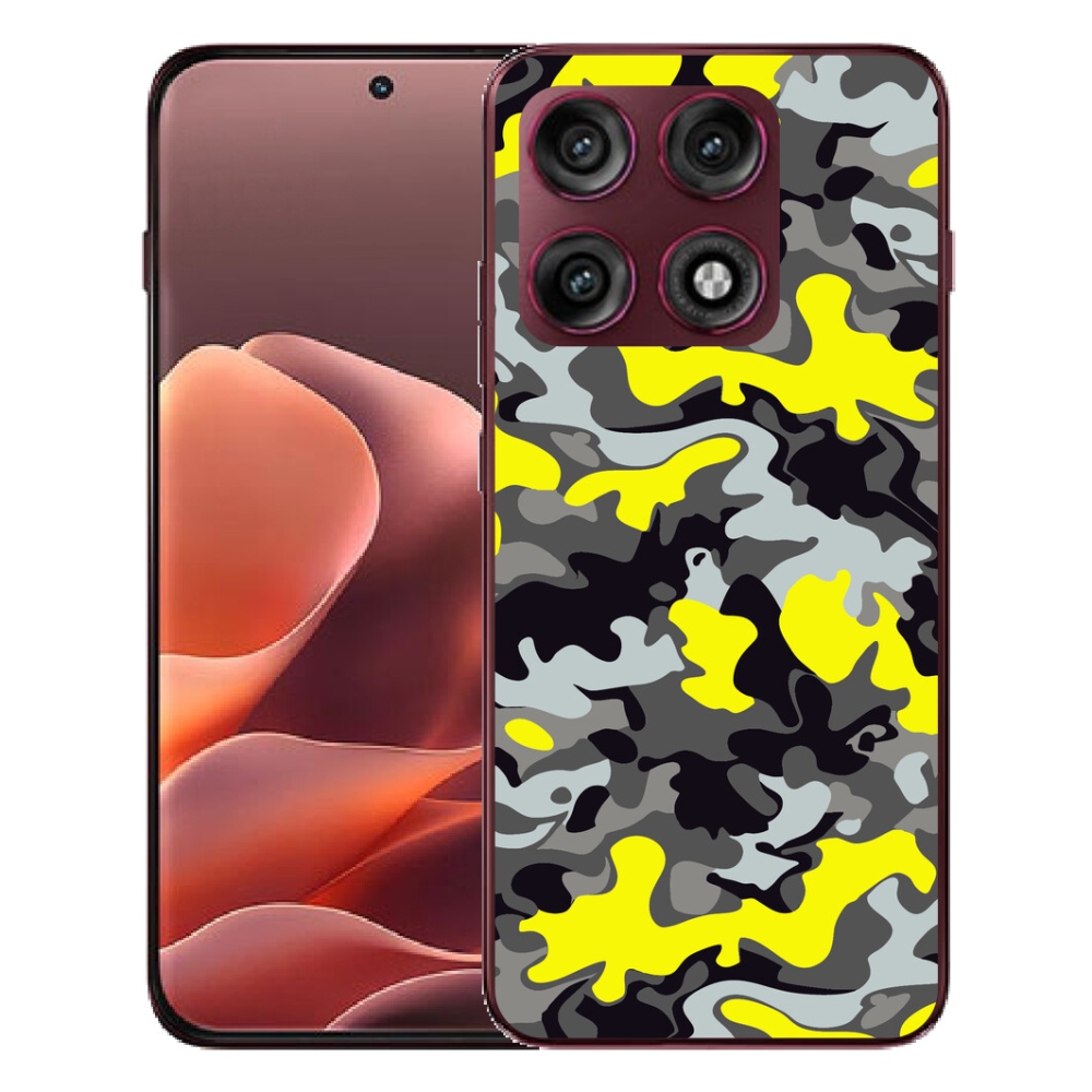 Gélový kryt mmCase na Motorola Edge 70 Pro - maskáčový vzor 6