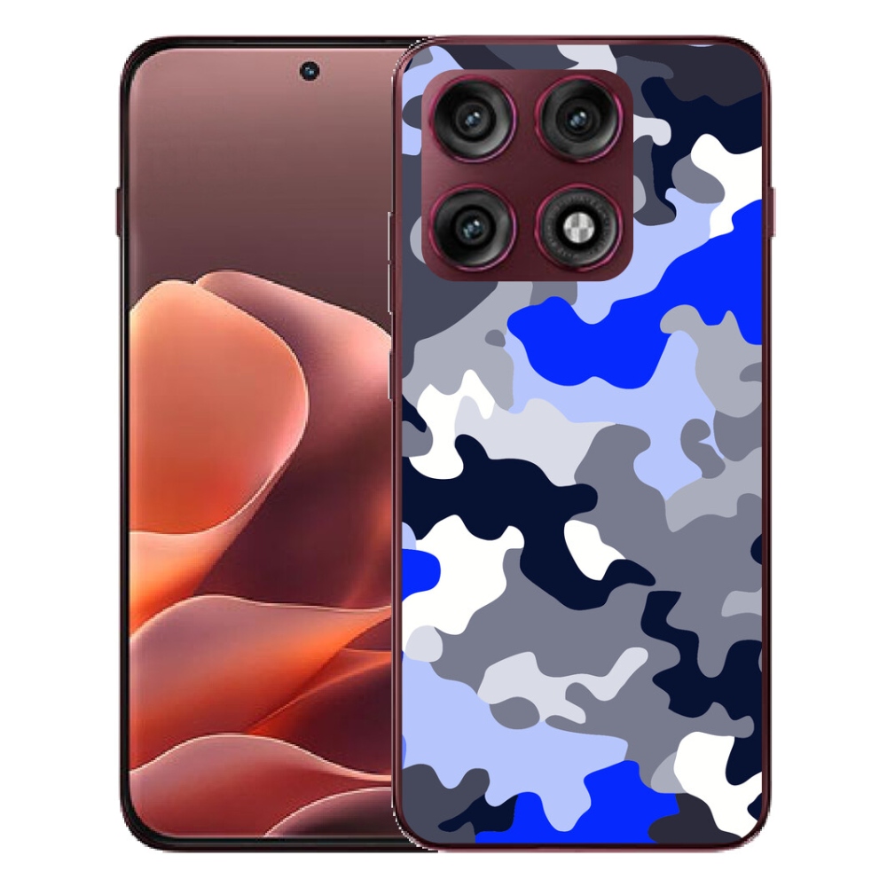 Gélový kryt mmCase na Motorola Edge 70 Pro - maskáčový vzor 8
