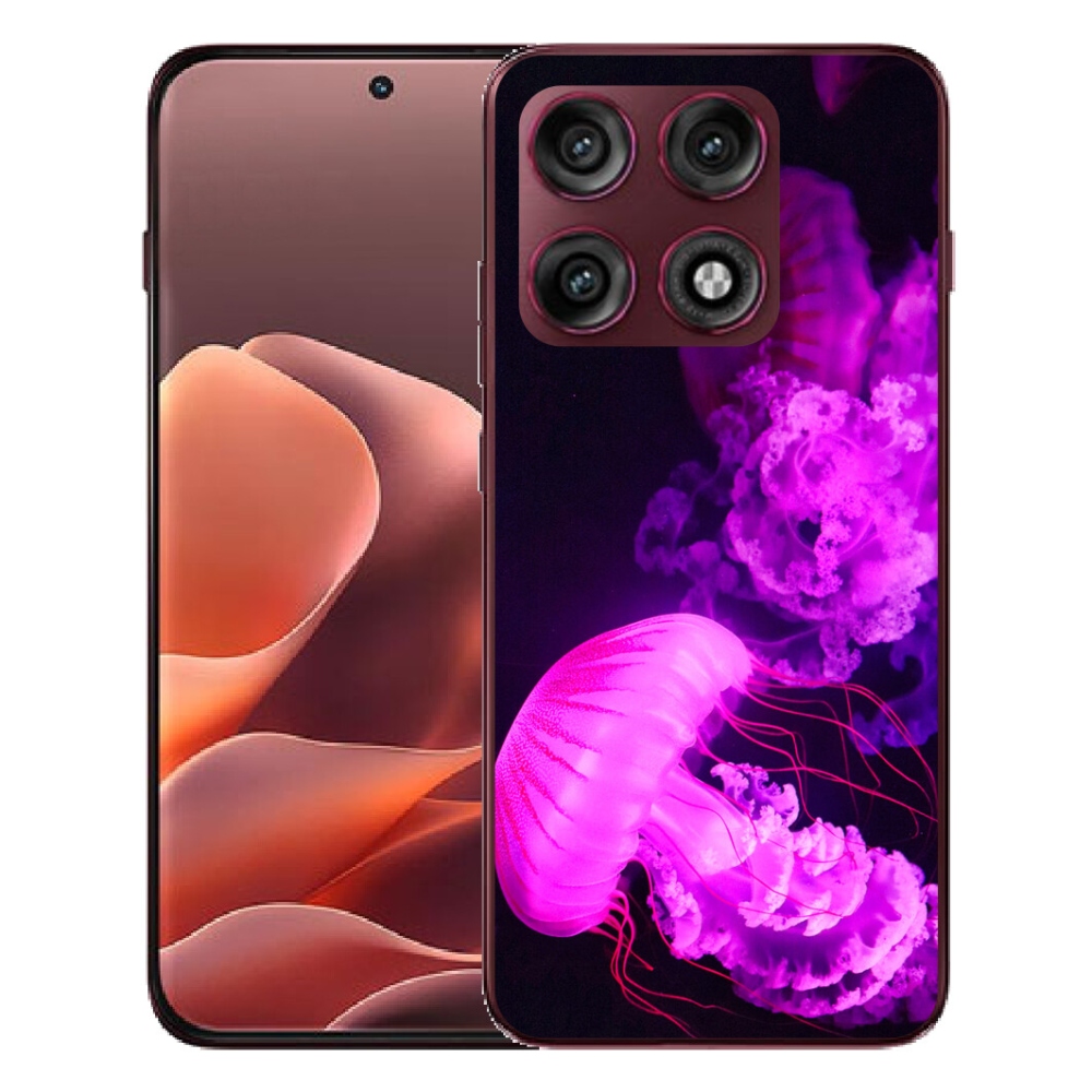 Gélový kryt mmCase na Motorola Edge 70 Pro - medúza 1