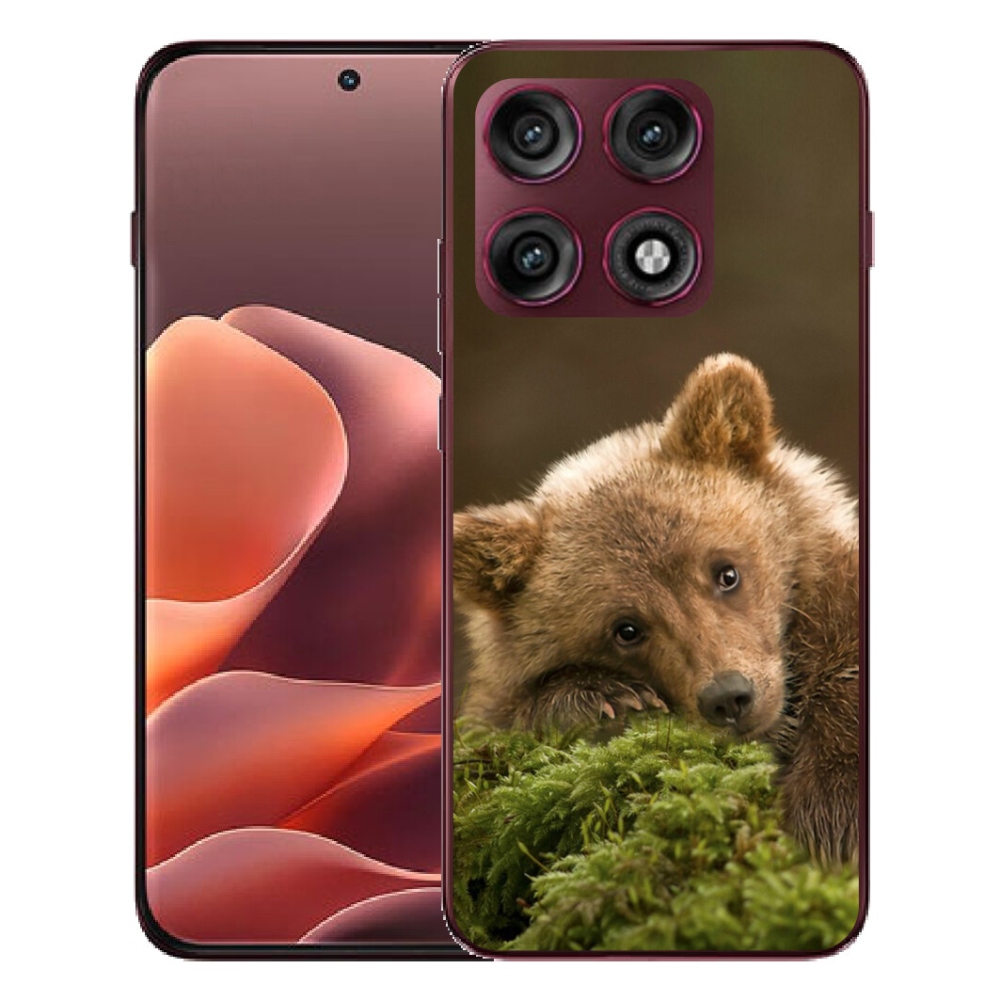 Gélový kryt mmCase na Motorola Edge 70 Pro - medveď