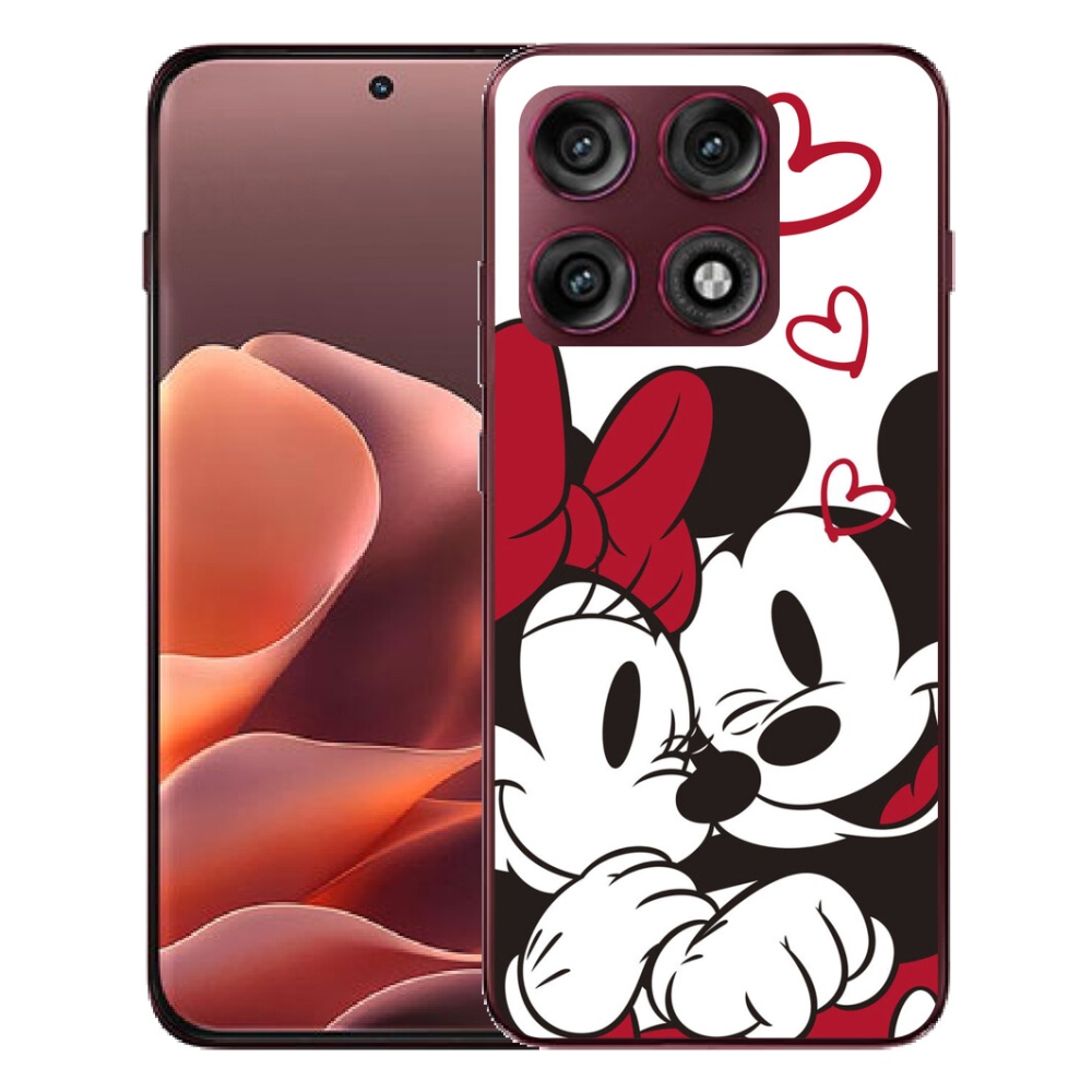 Gélový kryt mmCase na Motorola Edge 70 Pro - minnie a mickey