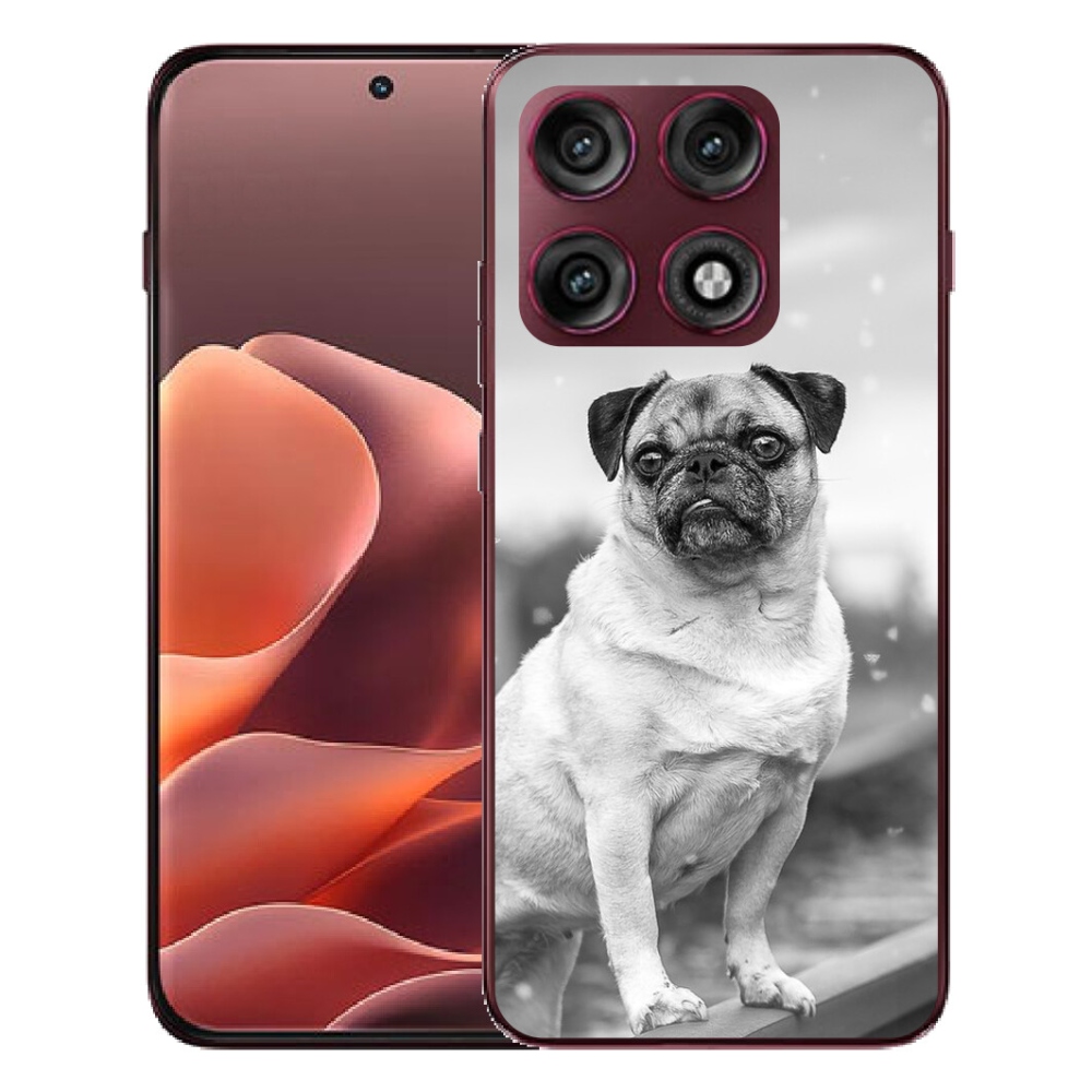 Gélový kryt mmCase na Motorola Edge 70 Pro - mops