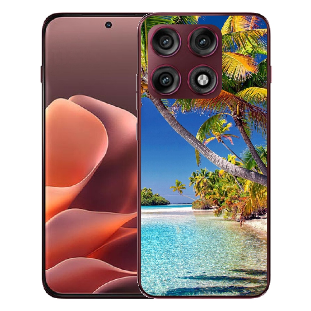 Gélový kryt mmCase na Motorola Edge 70 Pro - morská pláž