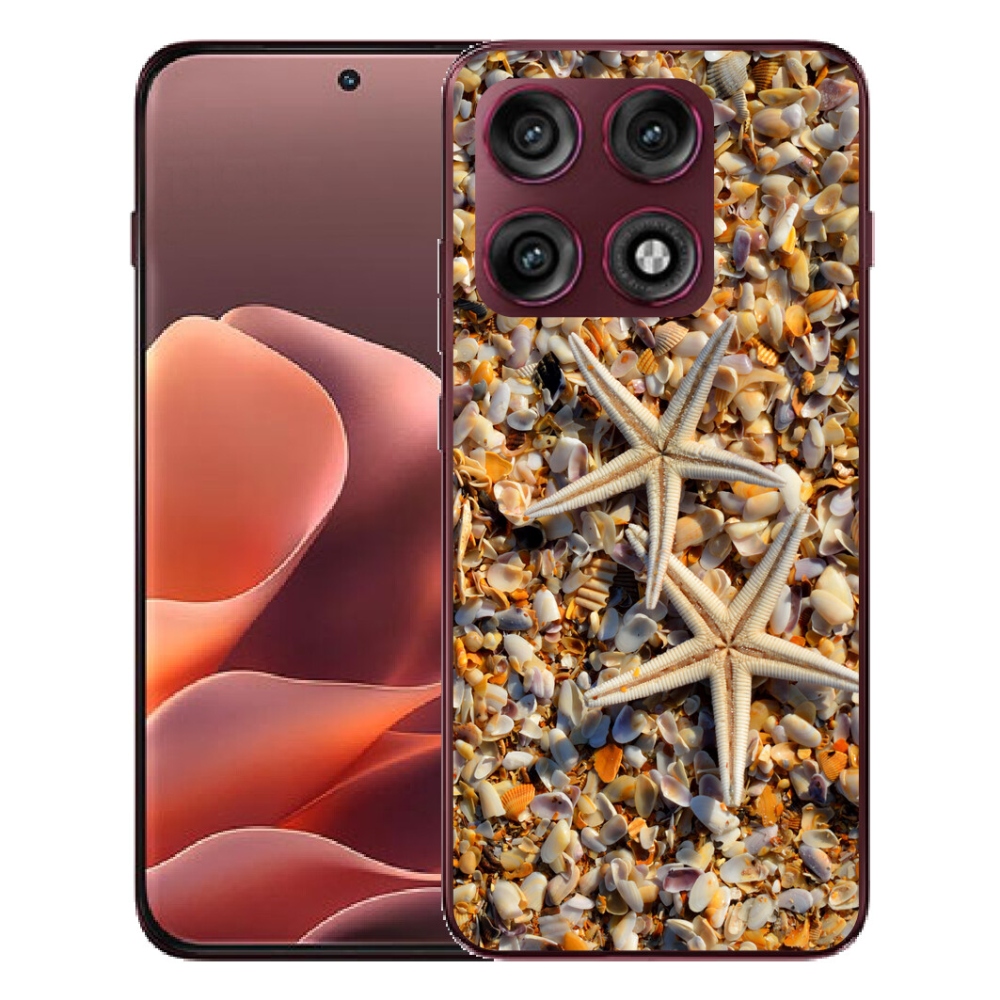 Gélový kryt mmCase na Motorola Edge 70 Pro - morské hviezdice