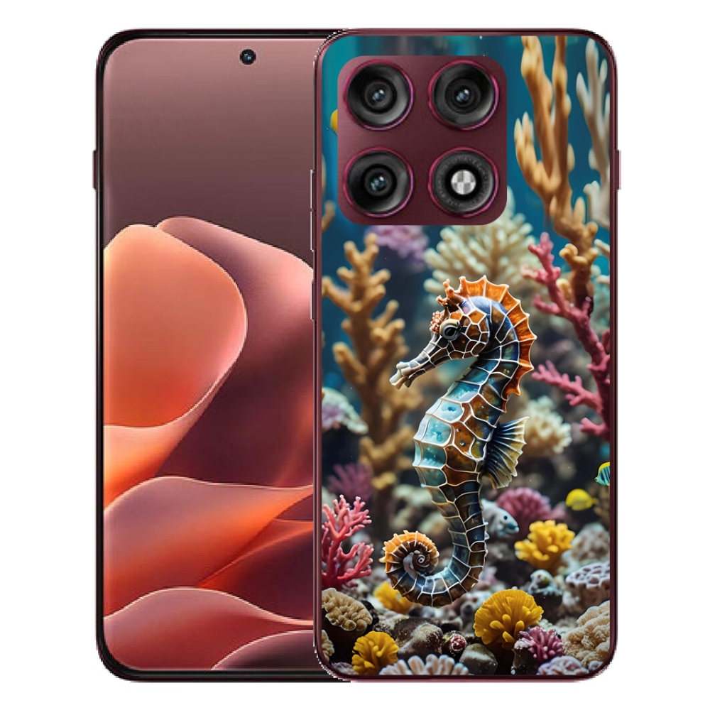 Gélový kryt mmCase na Motorola Edge 70 Pro - morský koník 2