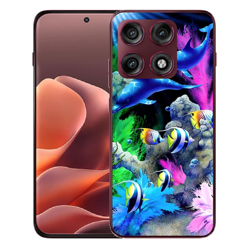 Gélový kryt mmCase na Motorola Edge 70 Pro - morský svet